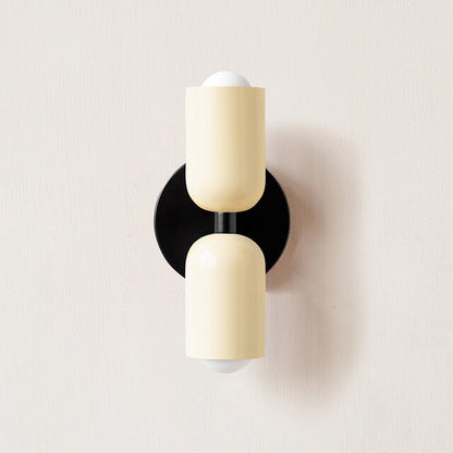 Cream Double LED Wall Lamp