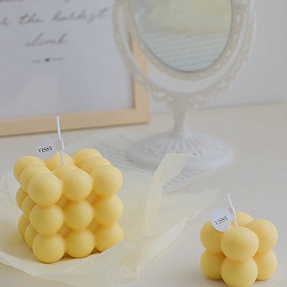 Bubble Cube Decorative Candles