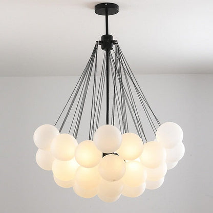 Vrimlo Frosted Ball Chandelier