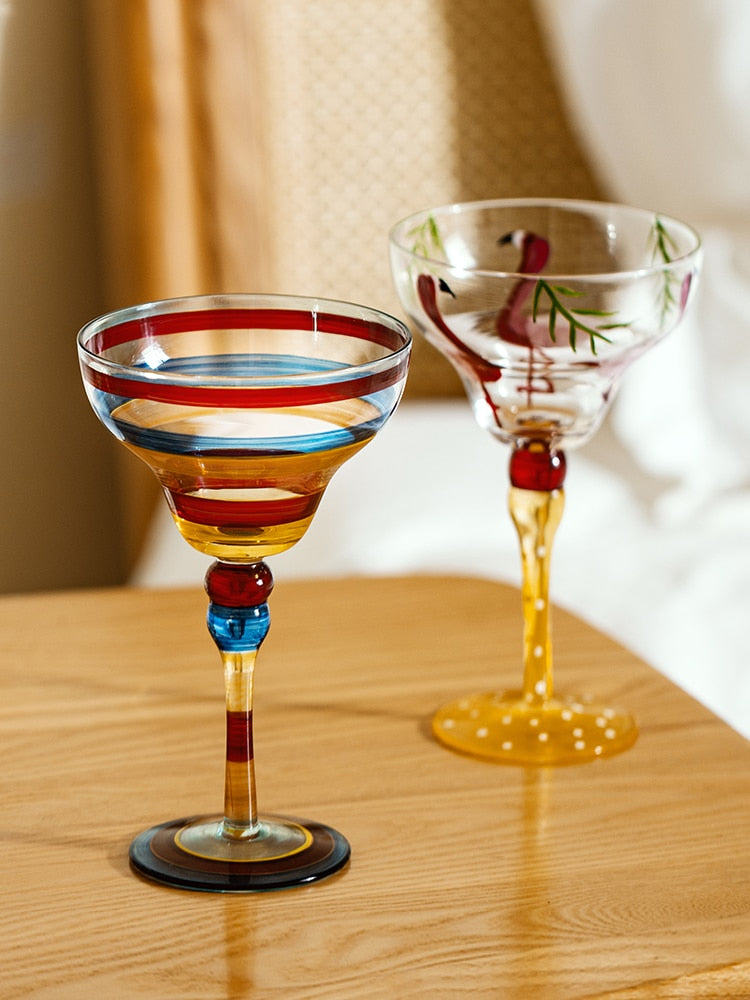 Festive Margarita Glass Coupes