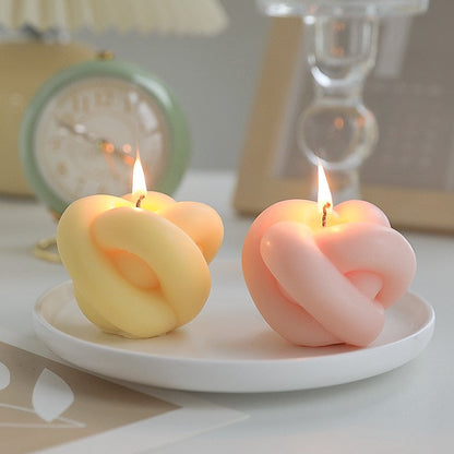 Rope Apple Decorative Candles