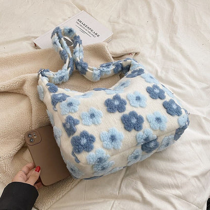 Daisy Plush Shoulder Bag