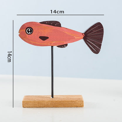 Wooden Fish Desktop Decoration