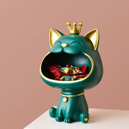 Miravique Lucky Cat Storage Bin