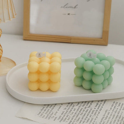 Bubble Cube Decorative Candles