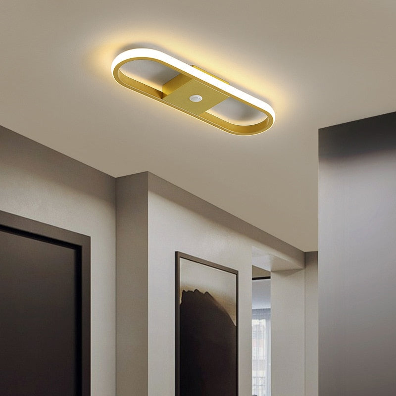 Human PIR Motion Sensor LED Ceiling Lamp for Bedroom Corridor