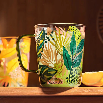 Summer Autumn Glass Mug & Measuring Cup