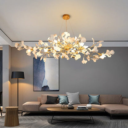 Ceramic Petal Chandelier