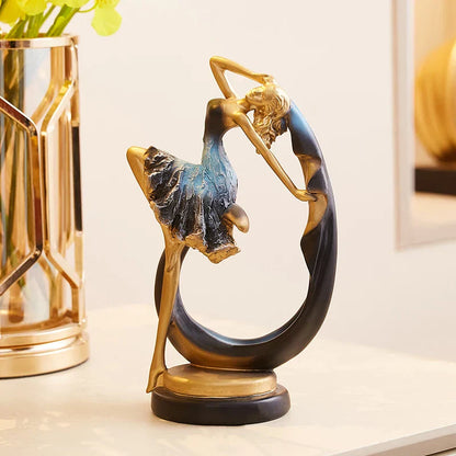 Creative Dancing Girl Sculpture