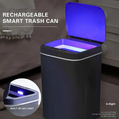 Sophia Smart 16L Automatic Sensor Trash Can – Touchless Waterproof Waste Bin for Kitchen & Bathroom