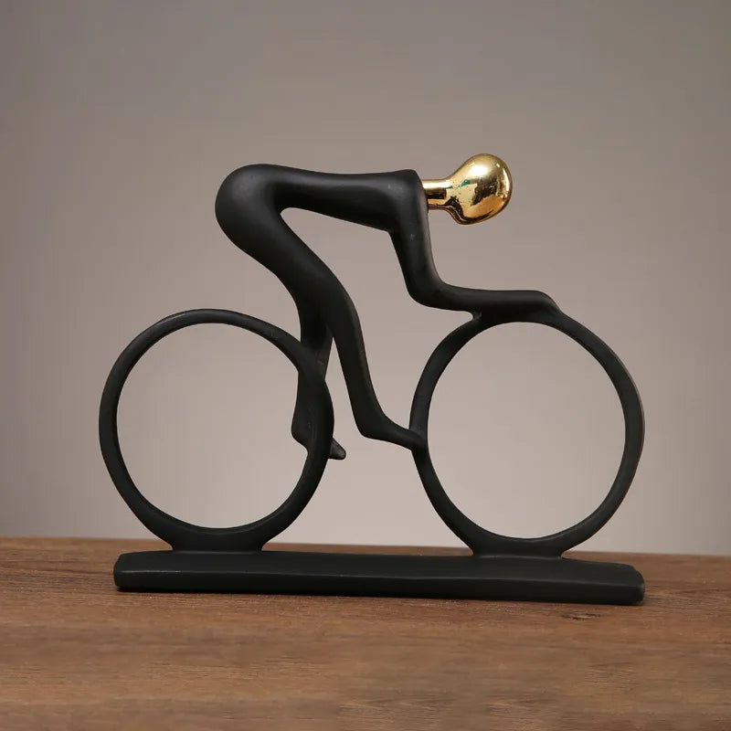 Cyclist Figurine Sculpture