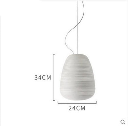 Modern Milky Glass Pendant Lamp - Elegant Lighting for Your Interior