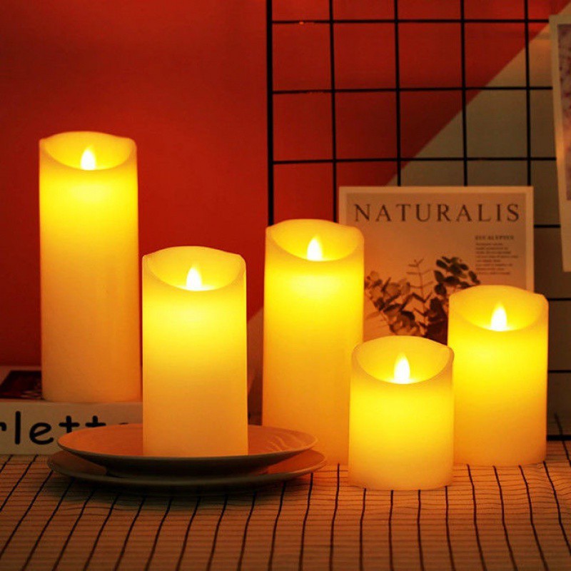 Flameless Block Candles