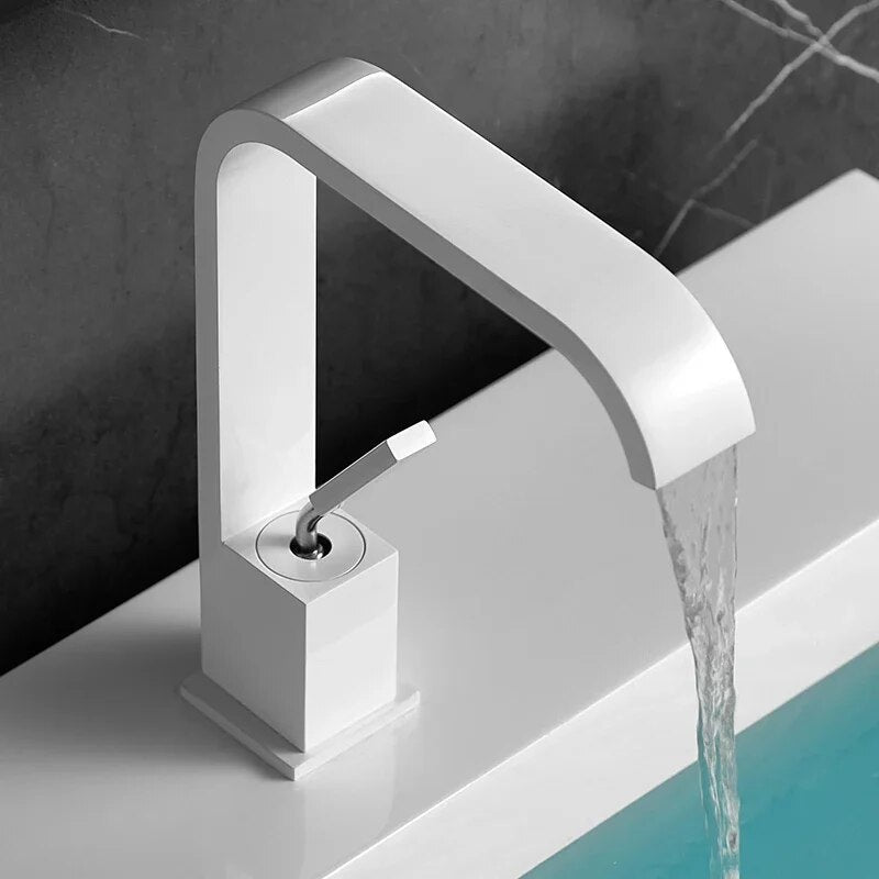 Miravique - Modern Curved Bathroom Faucet