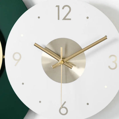 Green Simple Silent Wall Clock