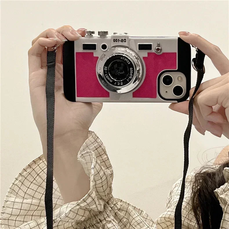 NEW 2024 Limited Edition Old Vintage Retro Camera iPhone Case (Emily in paris case)