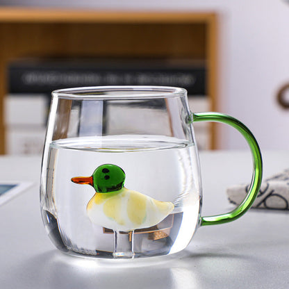 Farmland 3D Animal Glass Drinking Cups