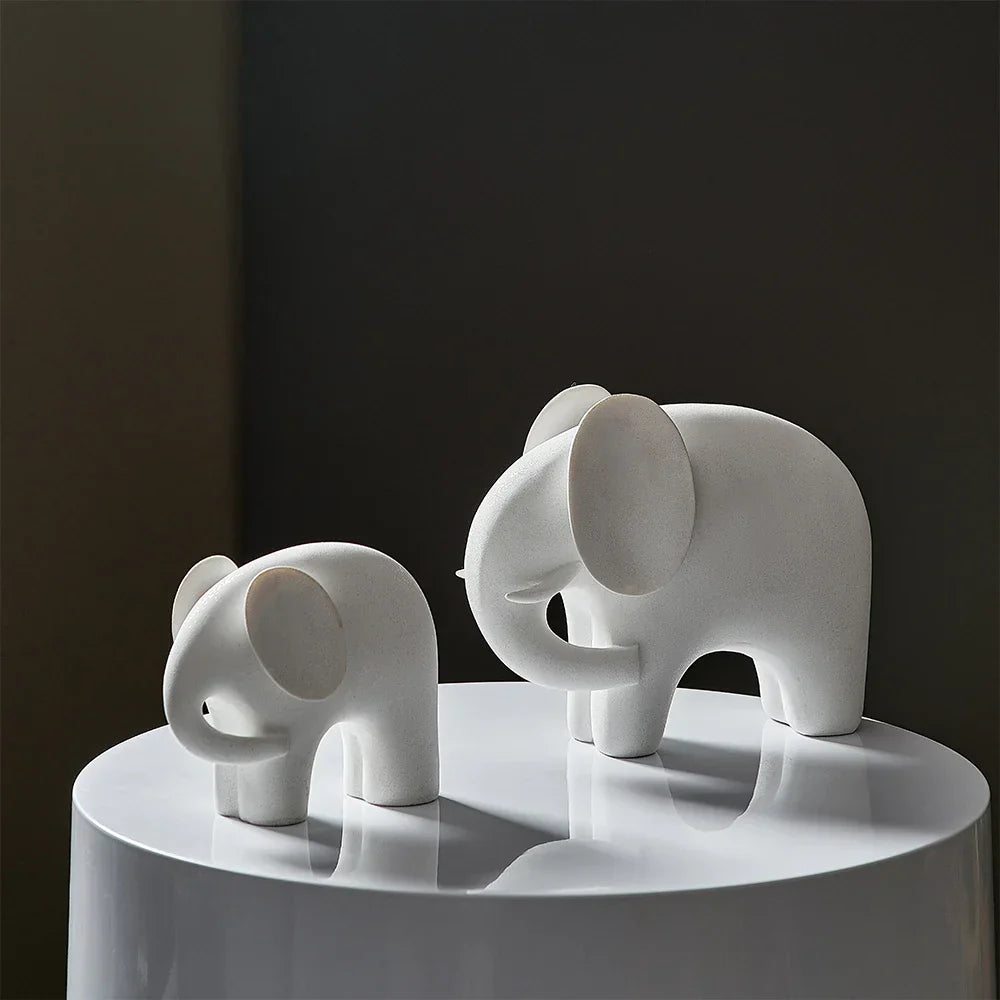 Creative Elephant Figurine Home Decor