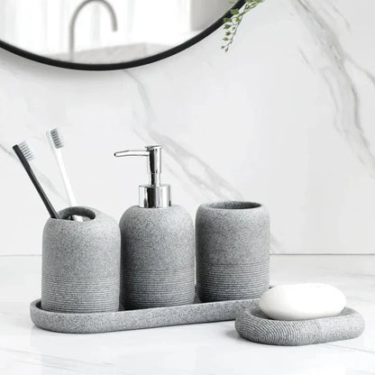 Naya Stone Bathroom Accessories Set