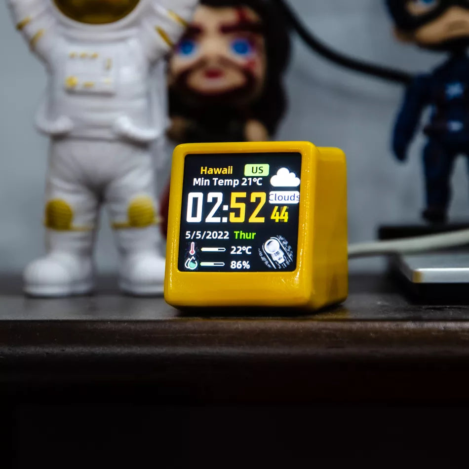 Mini Digital Clock & Weather Station