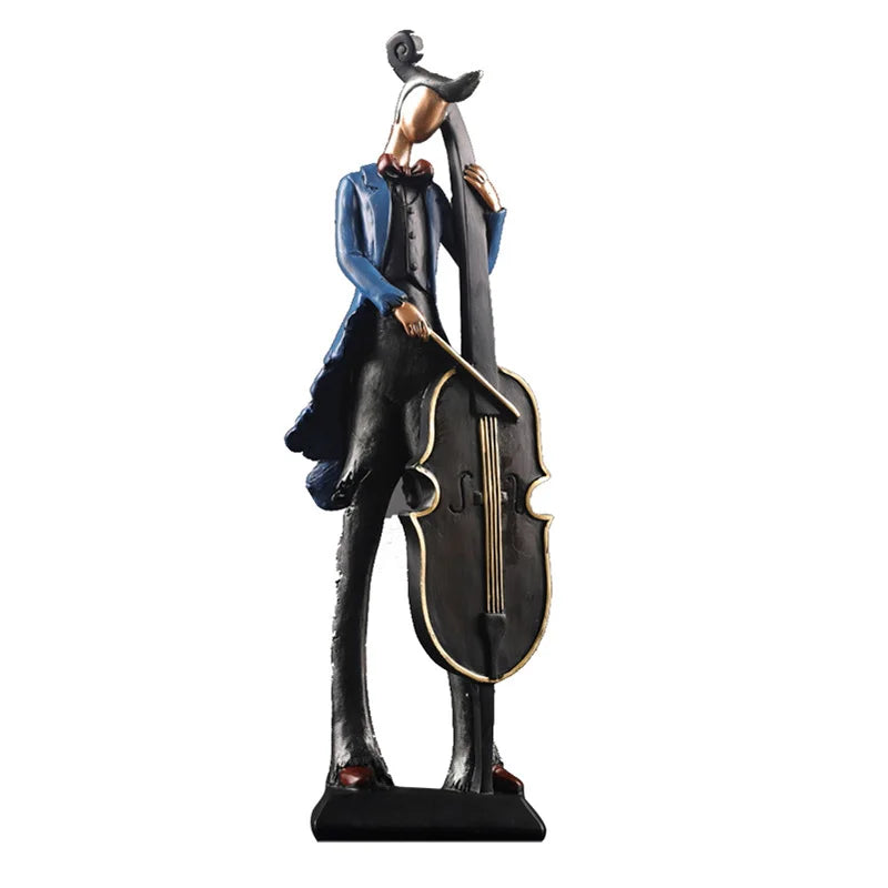 Musical Instrument Figurines Sculpture