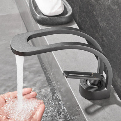 Miravique - Curved Dual-Channel Modern Bathroom Faucet