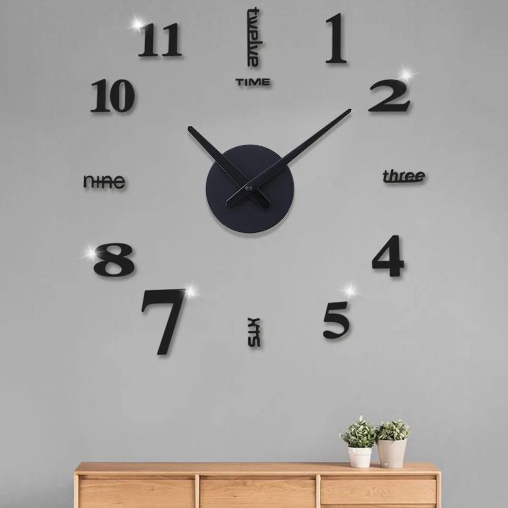 Modern Design 3D Wall Clock