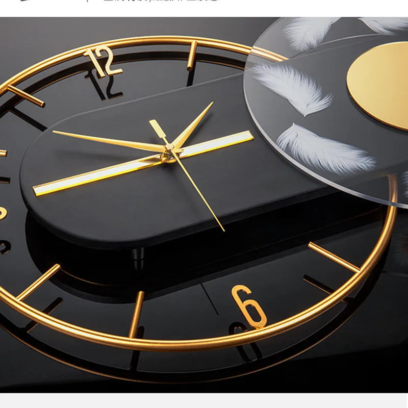 Modern Metal Wall Clock