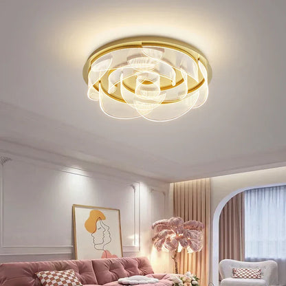 Minimalist Petal Ceiling Chandelier