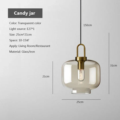 Modern Glass Pendant Light