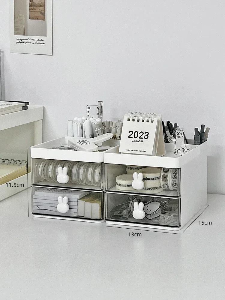 Minimalist Bunny Desk Organizer