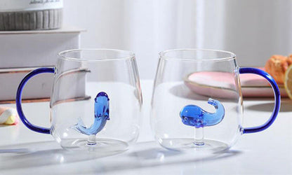 Farmland 3D Animal Glass Drinking Cups