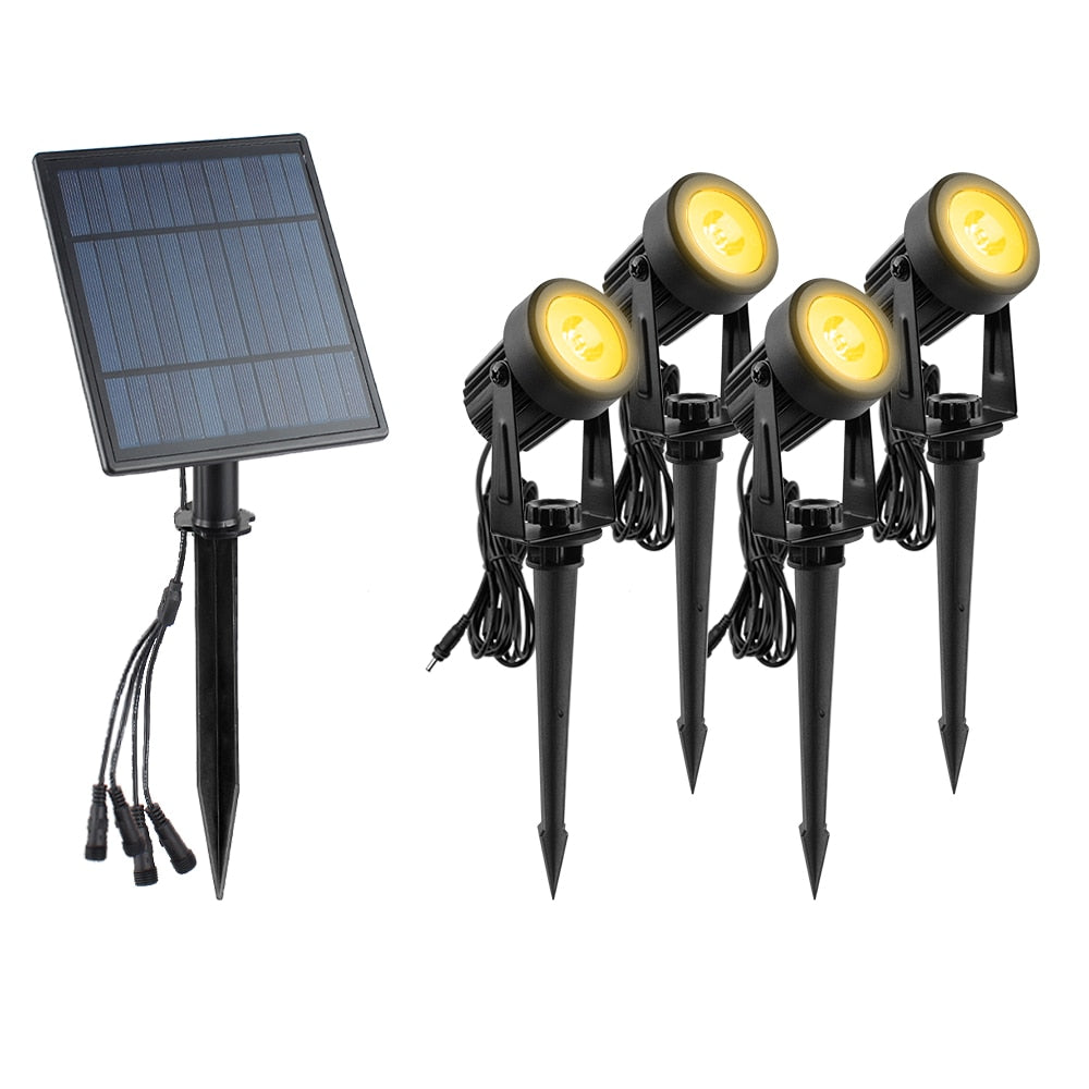 Solar Spotlight Waterproof IP65 Solar Powered LED