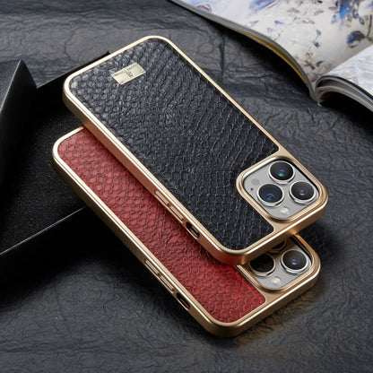 Snake Pattern Leather Phone Case For Iphone