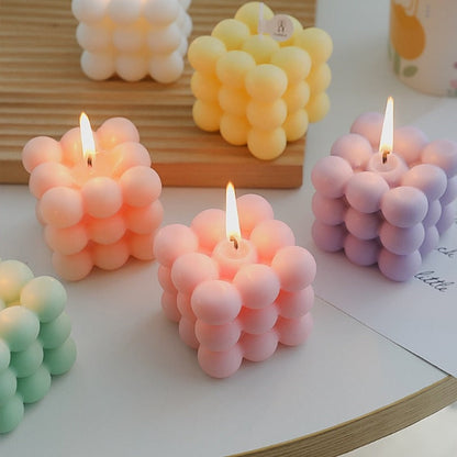 Bubble Cube Decorative Candles