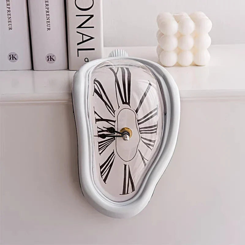 Wall Clock - Surreal Melting Clock Dali Style