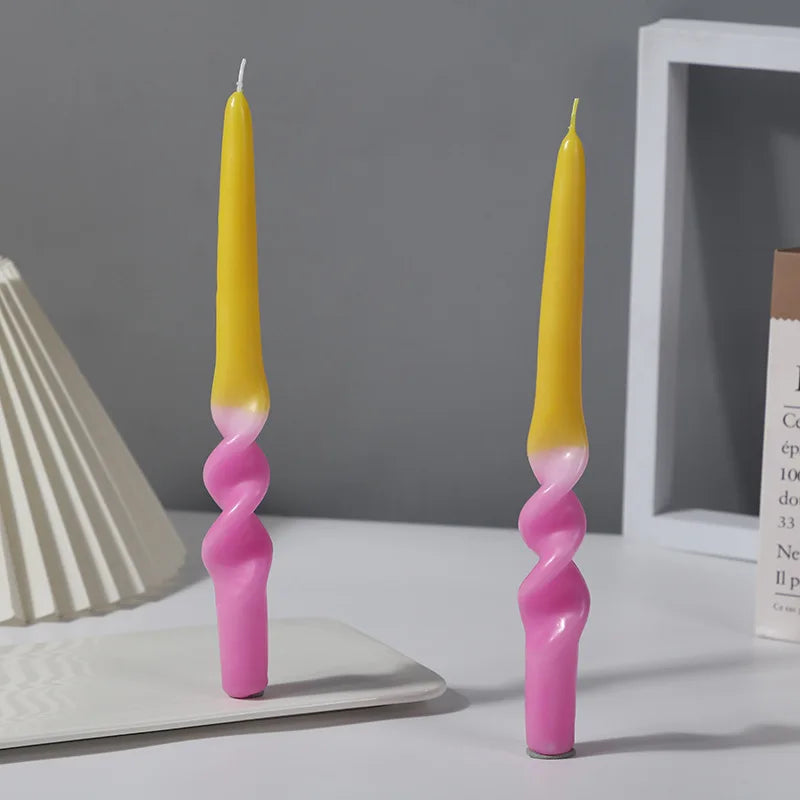 Color Twist Candle Set