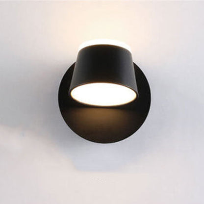 Nordic Rotatable Cylinder Screen LED Wall Lamp 1/2/3 Flames