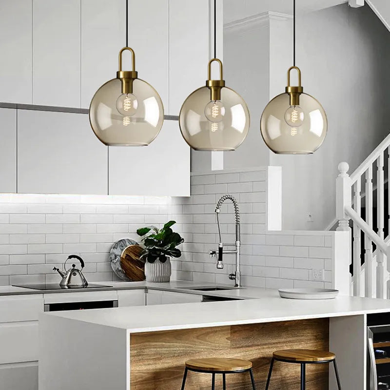 Modern Glass Pendant Light