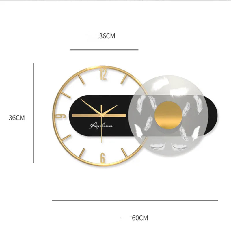 Modern Metal Wall Clock