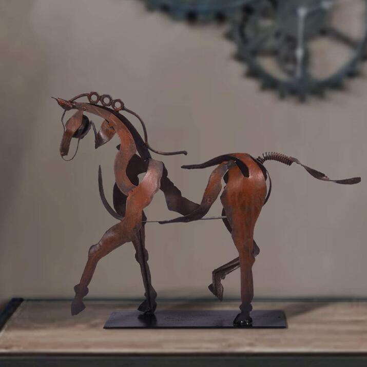 Metal Horse Sculpture