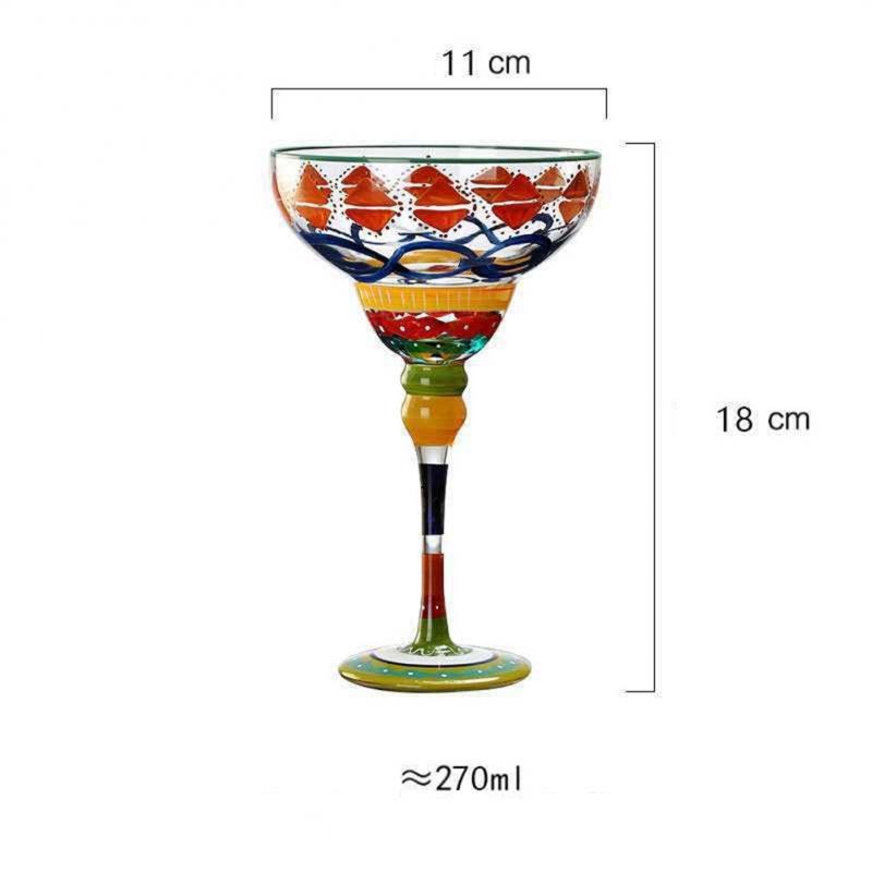 Colorful Margarita Wine Glasses