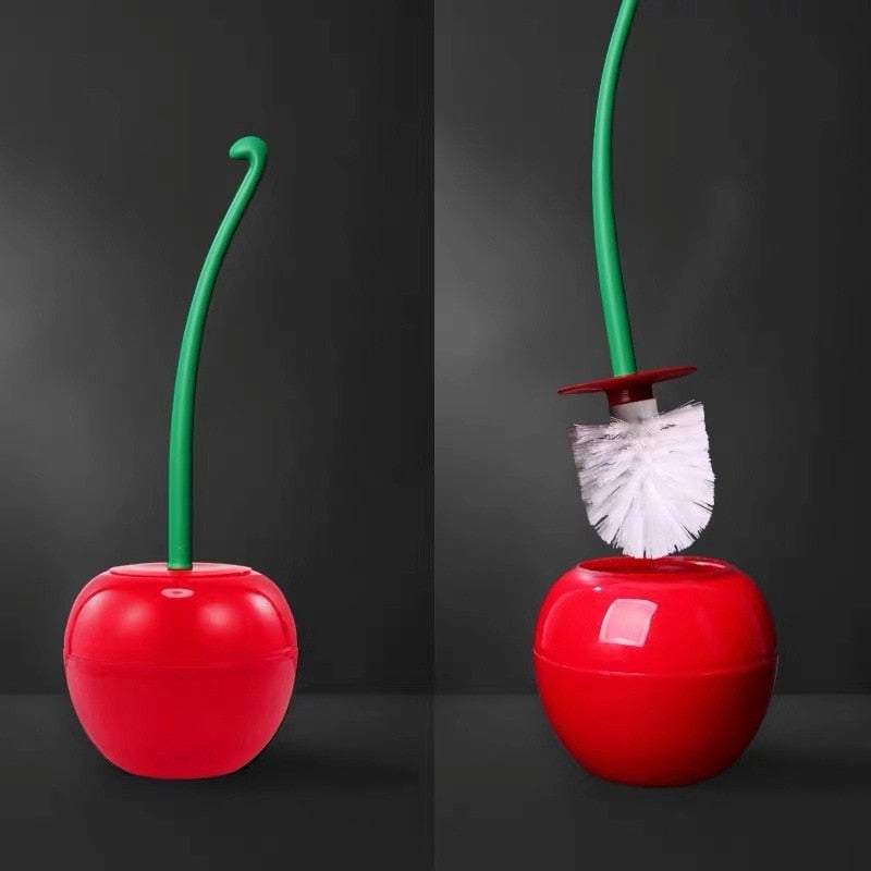 Miravique Nordic Cherry Toilet Brush and Holder