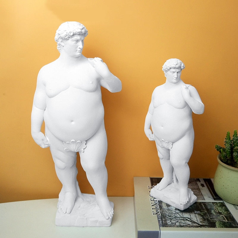 Fat David Greek Sculpture