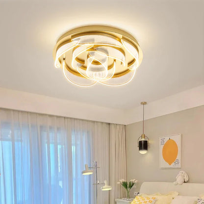 Minimalist Petal Ceiling Chandelier