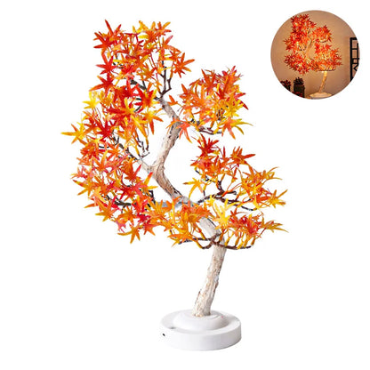 MapleGlow - LED Lamp Tree Maple Leaves