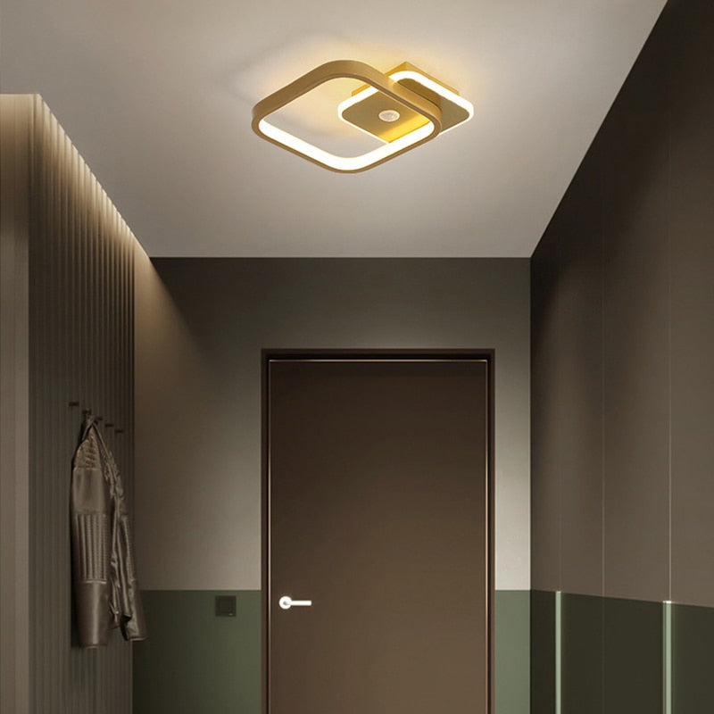 Human PIR Motion Sensor LED Ceiling Lamp for Bedroom Corridor