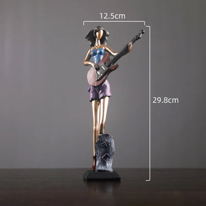 Musical Instrument Figurines Sculpture