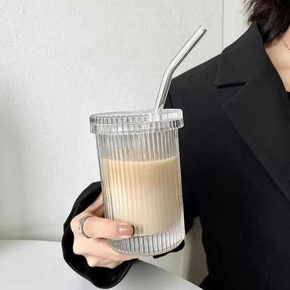 Ripple Stripes Travel Cup with Straw