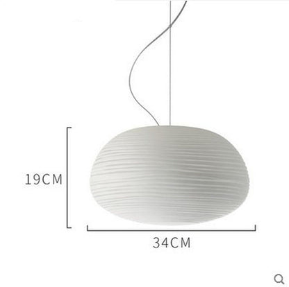 Modern Milky Glass Pendant Lamp - Elegant Lighting for Your Interior